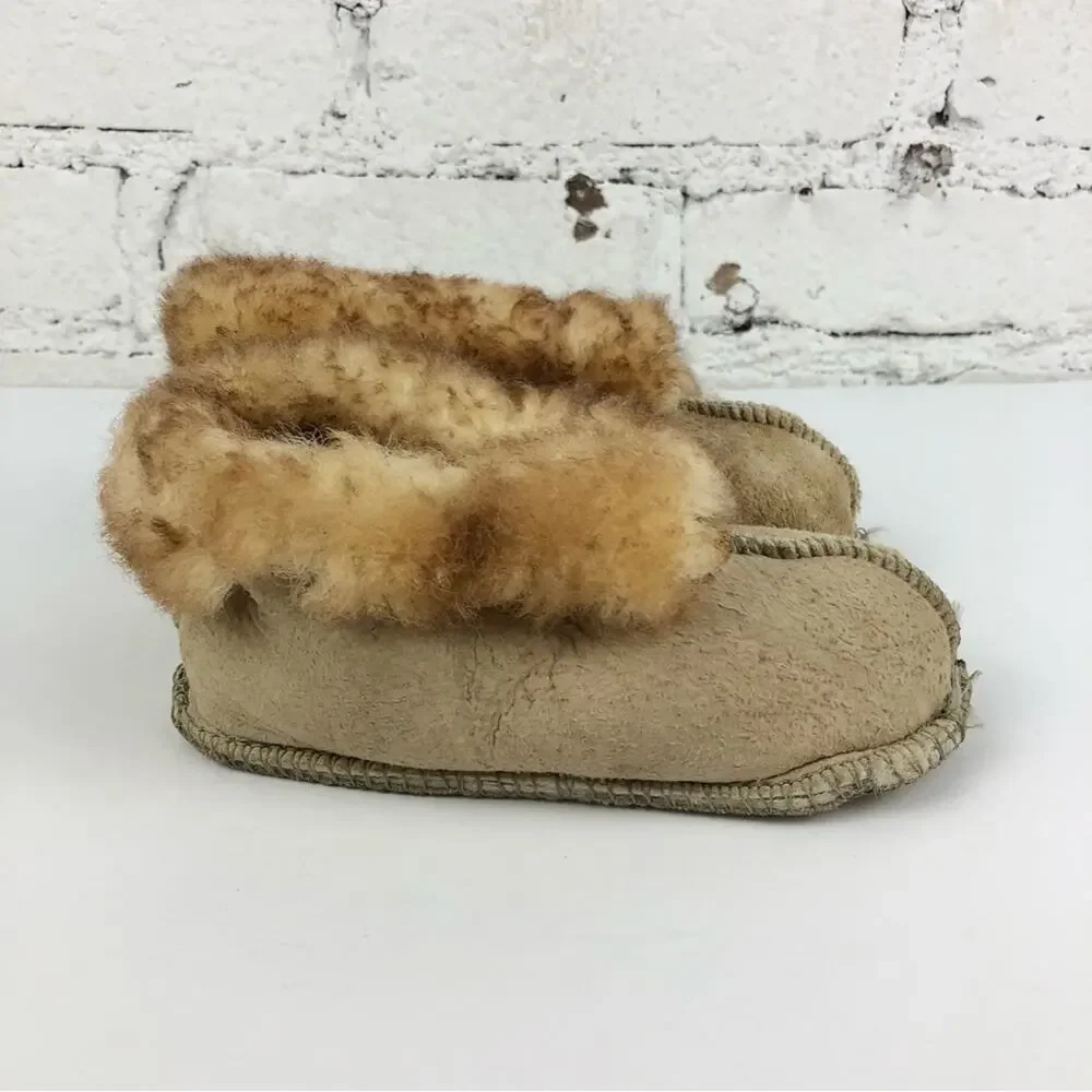 Handmade The Wool Shed Sheering Lined Leather Booties